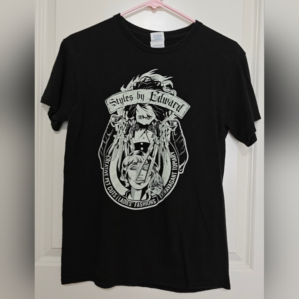Edward scissorhands black shirt